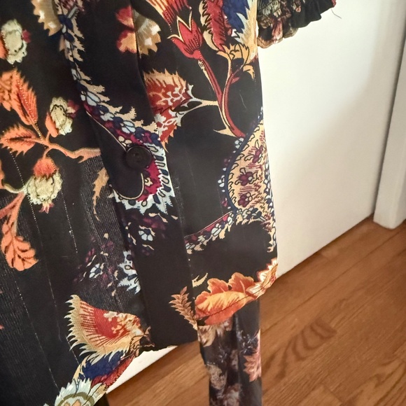 ELLIATT NWT Resort Collection Tie-Waist Asymmetric Floral Dress - Picture 12 of 13